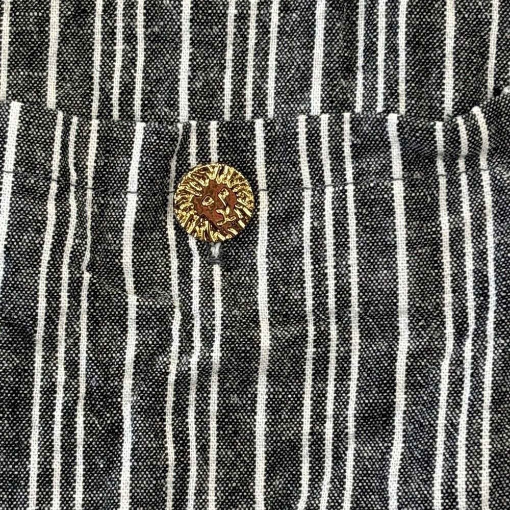 Anne Klein Womens Dress Linen Blend 3/4 Sleeve Striped Size 4 Beachy Lightweight - Picture 8 of 16